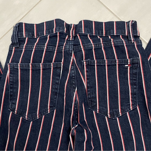 STRIPED TOMMY HILFIGER SKINNY JEANS size 0 - Picture 3 of 11